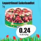 Lepatriinud šokolaadist
5g
