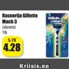 Allahindlus - Raseerija Gillette
Mach 3