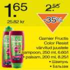 Allahindlus - Garnier Fructis Color Resist värvitud juustele šampoon, palsam