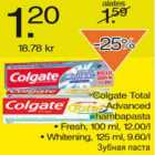 Allahindlus - Colgate Total Advanced hambapasta