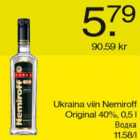 Allahindlus - Ukraina viin Nemiroff Original