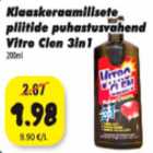 Klaaskeraamilisete pliitide puhastusvahend Vitro Clen 3in1 200ml