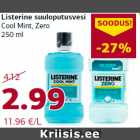 Listerine suuloputusvesi