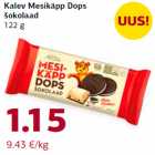 Allahindlus - Kalev Mesikäpp Dops
šokolaad
122 g