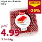 Hagar vaarikakook
900 g