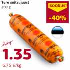 Tere suitsujuust
200 g