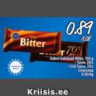 Kalevi šokolaad Bitter, 100 g