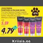 Allahindlus - JOHN FRIEDA
ŠAMPOON JA PALSAM 250 ML 
