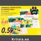 Allahindlus - HÄRMAVILI ÜHEPAJATOIT,
PAJAROOG 400 G