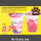 SAARE JOGURTIKREEM 400 G