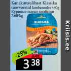 Allahindlus - Kanakintsulihast Klassika
toorvorstid lambasooles 440g