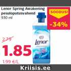 Lenor Spring Awakening
pesuloputusvahend
930 ml