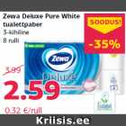 Zewa Deluxe Pure White
tualettpaber