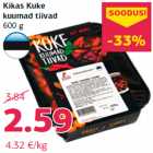 Kikas Kuke
kuumad tiivad
600 g