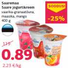 Saaremaa
Saare jogurtikreem
