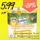 Allahindlus - Lotus раbеrkätеrätt, 16 rulli
