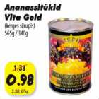 Allahindlus - Ananassitükid Vita Gold 