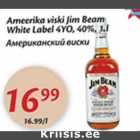 Allahindlus - Ameerika viski Jim Beam White Label 4YO,