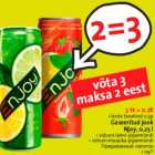 Allahindlus - Gaseeritud jook
Njoy, 0,25 