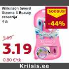 Wilkinson Sword
Xtreme 3 Beauty
raseerija
4 tk