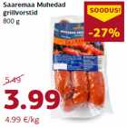 Saaremaa Muhedad
grillvorstid
800 g