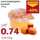Jaani kondenspiima
karamell
190 g