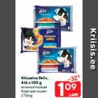 Allahindlus - Kiisueine Felix,
4 tk x 100 g

