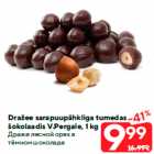 Dražee sarapuupähkliga tumedas
šokolaadis V.Pergale, 1 kg
