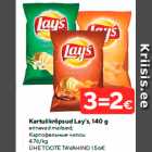 Allahindlus - Kartulikrõpsud Lay’s, 140 g

