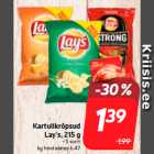 Kartulikrõpsud
Lay's, 215 g
