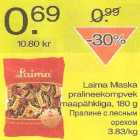 Allahindlus - Laima Maska pralineekompvek maapähkliga