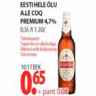 Eesti hele õlu A.Le Coq Premium