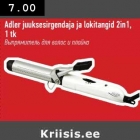 Adler juuksesirgendaja ja lokitangid 2 in 1