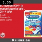 Dr. Beckmann värvi- ja mustusekogumise lapid,