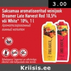 Allahindlus - Saksamaa aromatiseeritud veinijook Dreamer Late Harvest Red 10,5% või White* 10%, 