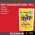 M&M`s šokolaadipastillid pähkli, 