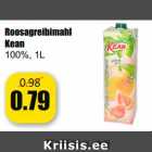 Магазин:Grossi,Скидка:Розовый грейпфрутовый сок
Kean