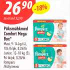 Allahindlus - Püksmähkmed Comfort Mega Bpx*