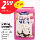 Магазин:Selver,Скидка:Кремовое кокосовое молоко