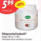 Allahindlus - Külmpressitud kookosõli*
