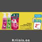Palmolive
vahuseep, 250 ml
 ja täitepakk, 500 ml****
