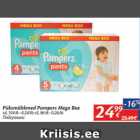 Allahindlus - Püksimähkmed Pampers Mega Box