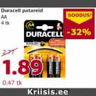 Duracell patareid