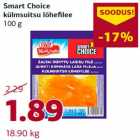 Allahindlus - Smart Choice
külmsuitsu lõhefilee
100 g