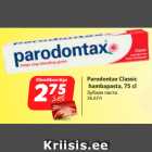 Allahindlus - Parodontax Classic
 hambapasta, 75 c