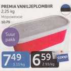 Allahindlus - PREMIA VANILJEPLOMBIIR 2,25 kg