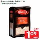 Aurutatud riis Baltix, 1 kg
