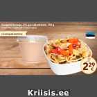 Спагетти с курицей и какао-крем