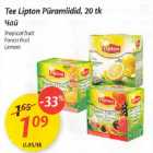 Allahindlus - Tee Lipton Püramiidid, 20 tk .Tropical fruit .Forest fruit .Lеmоn 