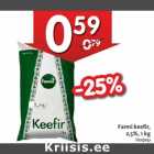 Allahindlus - Farmi keefir,
2,5%, 1 kg 